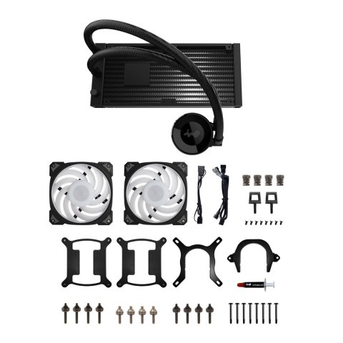In Win IW-LC-MR24 system chłodzenia komputerów Procesor Zestaw do chłodzenia płynami 12 cm Czarny