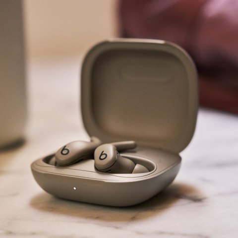 Słuchawki Apple Powerbeats Fit - Wireless Noise-Cancelling Workout Earbuds - Gravel Grey (ME2K4ZM/A)