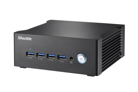 Shuttle Nano PC NT10H5, Intel Core Ultra 5 125H, grafika Intel Arc, 2xHDMI, 2xUSB 4.0 (DP), 2x2.5Gbit LAN, w tym VESA 24/7 praca