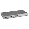Lindy 43349 stacja dokująca Przewodowa USB 3.2 Gen 1 (3.1 Gen 1) Type-C Srebrny