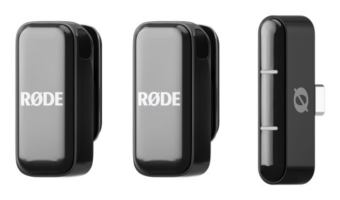 RODE Wireless Micro - 2-kanałowy cyfrowy system bezprzewodowy (USB-C, Czarny)