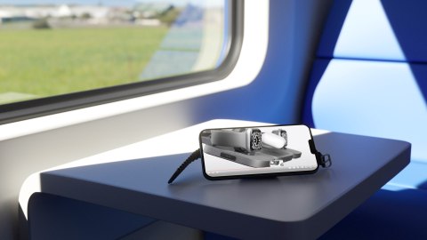 Zens Travel Series 2 w 1 magnetyczna bezprzewodowa ładowarka Pro 2+ zegarek z USB-C