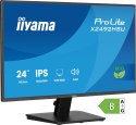 Iiyama ProLite 24-calowy panel IPS Full HD z wąskimi ramkami z każdej strony i klasą energetyczną B