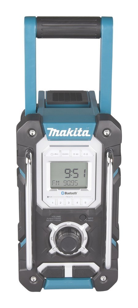 Radio DMR108N, tinka beveik visi Makita akumuliatoriai 7,2 - 18V, galimybe prijungti, Bluetooth i USB