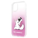 Karl Lagerfeld KLHCN58CFNRCPI iPhone 11 Pro hardcase różowy/pink Choupette Fun