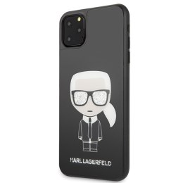 Karl Lagerfeld KLHCN65DLFKBK iPhone 11 Pro Max czarny/black hard case Iconic Karl Glitter