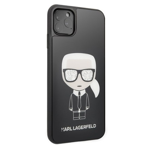 Karl Lagerfeld KLHCN65DLFKBK iPhone 11 Pro Max czarny/black hard case Iconic Karl Glitter