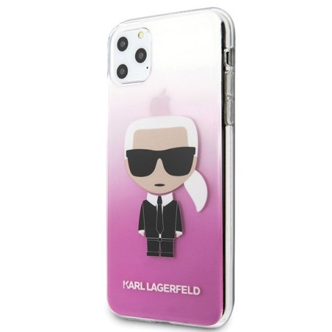 Karl Lagerfeld KLHCN65TRDFKPI iPhone 11 Pro Max różowy/pink Gradient Ikonik Karl