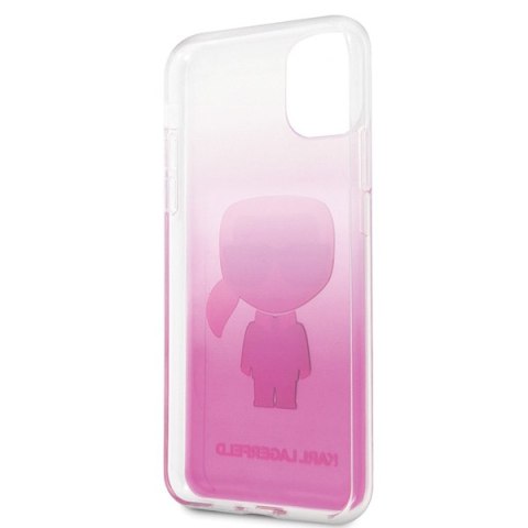 Karl Lagerfeld KLHCN65TRDFKPI iPhone 11 Pro Max różowy/pink Gradient Ikonik Karl