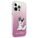 Karl Lagerfeld KLHCP13LCFNRCPI iPhone 13 Pro / 13 6,1" hardcase różowy/pink Choupette Fun