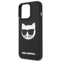 Karl Lagerfeld KLHCP13LCH3DBK 13 Pro / 13 6,1" czarny/black hardcase 3D Rubber Choupette