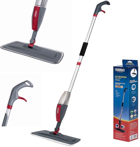 PROMIS MOP ZE SPRYSKIWACZEM, SZARO-CZERWONY MS100G