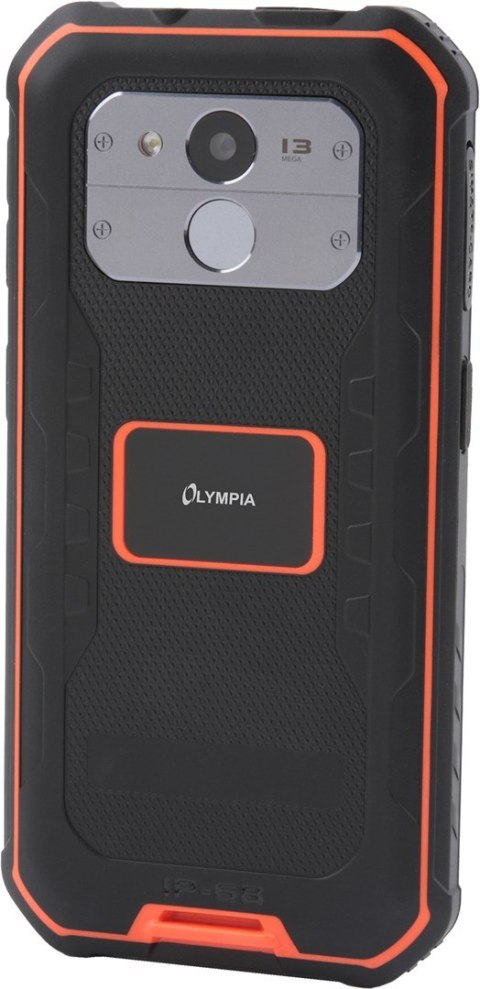 Telefon Olympia TREK 14cm (5.5") Dual SIM Android 10.0 4G USB Type-C 3GB 32GB 5000mAh - Pomarańczowy
