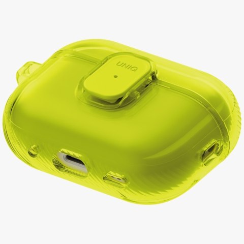 Etui UNIQ Glase Pro do AirPods Pro 3 Lock Case żółty