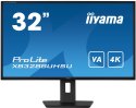 Monitor komputerowy iiyama ProLite XB3288UHSU-B5 80 cm (31.5") 3840 x 2160 px 4K Ultra HD LCD Czarny