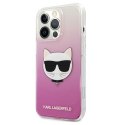 Karl Lagerfeld KLHCP13XCTRP iPhone 13 Pro Max 6,7" hardcase różowy/pink Choupette Head