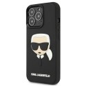 Karl Lagerfeld KLHCP13LKH3DBK iPhone 13 Pro / 13 6,1" czarny/black hardcase 3D Rubber Karl`s Head