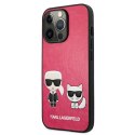 Karl Lagerfeld KLHCP13LPCUSKCP iPhone 13 Pro / 13 6,1" fuksja/fuchsia hardcase Ikonik Karl & Choupette