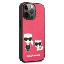 Karl Lagerfeld KLHCP13LPCUSKCP iPhone 13 Pro / 13 6,1" fuksja/fuchsia hardcase Ikonik Karl & Choupette