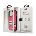 Karl Lagerfeld KLHCP13LPCUSKCP iPhone 13 Pro / 13 6,1" fuksja/fuchsia hardcase Ikonik Karl & Choupette