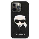 Karl Lagerfeld KLHCP13LSAKHBK iPhone 13 Pro / 13 6,1" czarny/black hardcase Saffiano Ikonik Karl`s Head