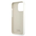 Karl Lagerfeld KLHCP13LSLKLWH iPhone 13 Pro / 13 6,1" Silicone Stack Logo biały/white