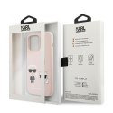 Karl Lagerfeld KLHCP13LSSKCI iPhone 13 Pro / 13 6,1" hardcase jasno różowy/light pink Silicone Karl & Choupette