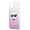 Karl Lagerfeld KLHCP13SCTRP iPhone 13 mini 5,4" hardcase różowy/pink Choupette Head