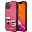 Karl Lagerfeld KLHCP13SPCUSKCP iPhone 13 mini 5,4" fuksja/fuchsia hardcase Ikonik Karl & Choupette