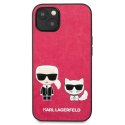 Karl Lagerfeld KLHCP13SPCUSKCP iPhone 13 mini 5,4" fuksja/fuchsia hardcase Ikonik Karl & Choupette