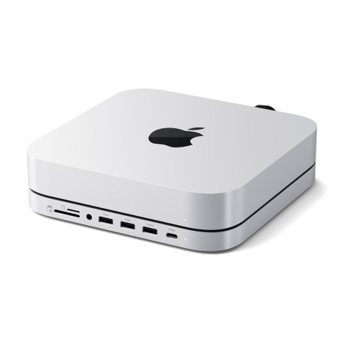 Satechi Stand & Hub - podstawka i hub do Mac Mini/Studio (USB-C 3.2, USB-A 3.2, 2x USB-A 3.0, 3,5mm jack, port micro/SD, NVMe/M.