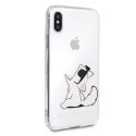 Karl Lagerfeld KLHCPXCFNRC iPhone X/Xs hardcase transparent Choupette Fun