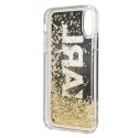 Karl Lagerfeld KLHCPXKAGBK iPhone X/Xs czarny/black Karl logo Glitter