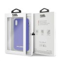 Karl Lagerfeld KLHCPXSLVOG iPhone X/Xs hardcase fioletowy/violet Silicone