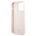 Karl Lagerfeld KLHCP13XSSKCI iPhone 13 Pro Max 6,7" hardcase jasno różowy/light pink Silicone Karl & Choupette