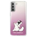 Karl Lagerfeld KLHCS21MCFNRCPI S21+ G996 hardcase różowy/pink Choupette Fun