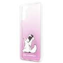 Karl Lagerfeld KLHCS21MCFNRCPI S21+ G996 hardcase różowy/pink Choupette Fun