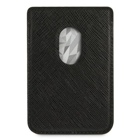 Karl Lagerfeld KLWMSCHSFBK Wallet Card Slot Saffiano Choupette Head MagSafe czarny/black
