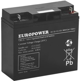 Akumulator AGM EUROPOWER serii EV 12V 20Ah/C10