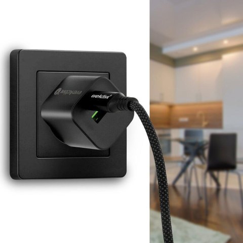 KABEL USB-C / USB-C LCD everActive CBB-2PD5L 200cm 20V 5A 100W