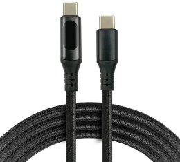 KABEL USB-C / USB-C LCD everActive CBB-3PDL 300cm 20V 2,25A 45W