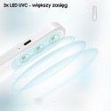 LYFRO Beam lampa dezynfekująca mini UV-C ręczna sterylizator biały/white