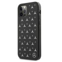 Mercedes MEHCP12LESPBK iPhone 12 Pro Max 6,7" czarny/black hardcase Silver Stars Pattern