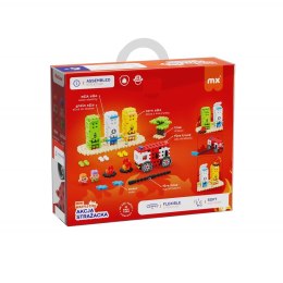 MARIOINEX Klocki Mini Waffle City Akcja strażacka, 148 elementów