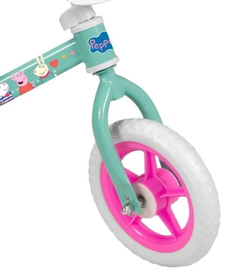 Rowerek biegowy 10" Świnka Peppa zielony 198 Green