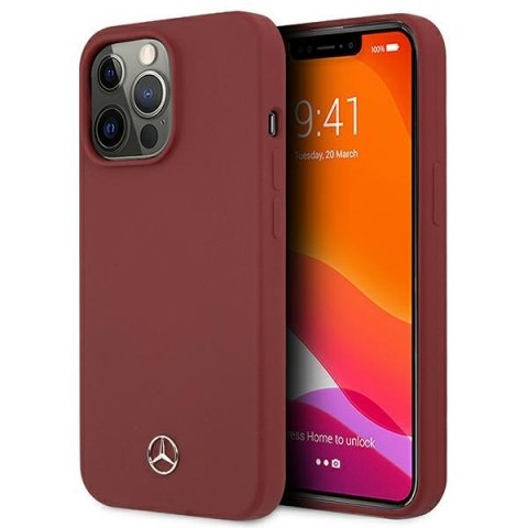 Mercedes MEHCP13XSILRE iPhone 13 Pro Max 6,7" czerwony/red hardcase Silicone Line