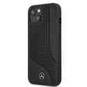 Mercedes MEHCP13SCDOBK iPhone 13 mini 5,4" czarny/black hardcase Leather Perforated Area