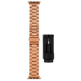 Mercury pasek Metal Apple Watch 42mm różowo złoty/rose gold