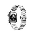 Mercury pasek Metal Apple Watch 44/45mm srebrny/silver