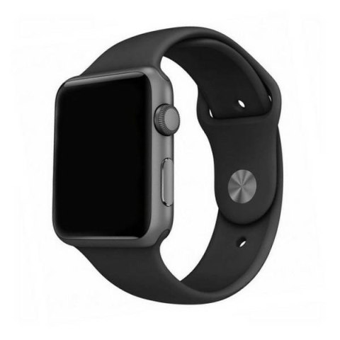 Mercury pasek Silicon Apple Watch 44/45 mm czarny/black